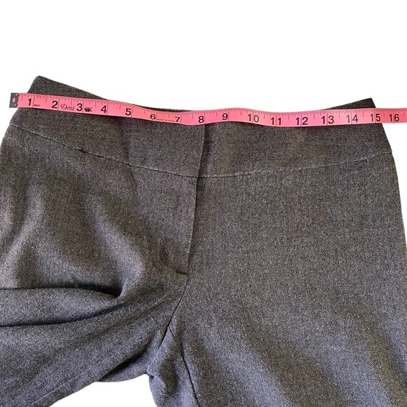 Chico’s size 0 reg trousers brown taupe cream herringbone straight leg pants - Picture 4 of 8